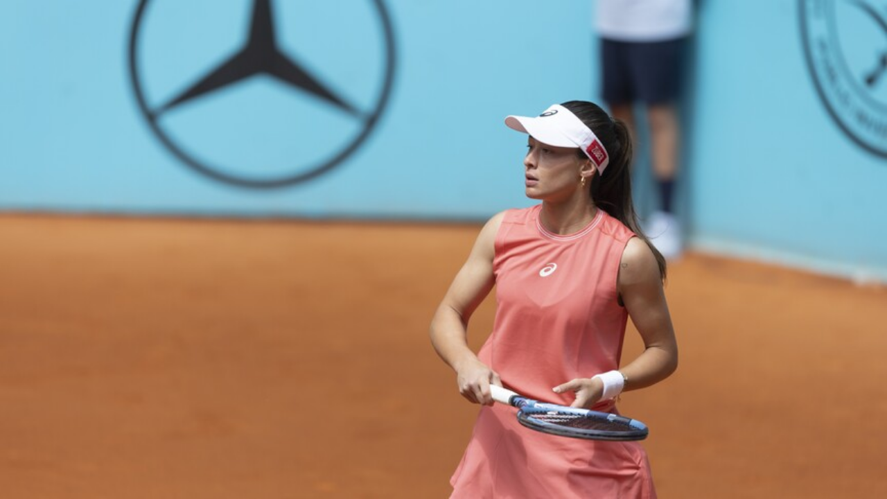 Milli tenisçi Zeynep Sönmez, Madrid Açık Tenis Turnuvası'na veda etti