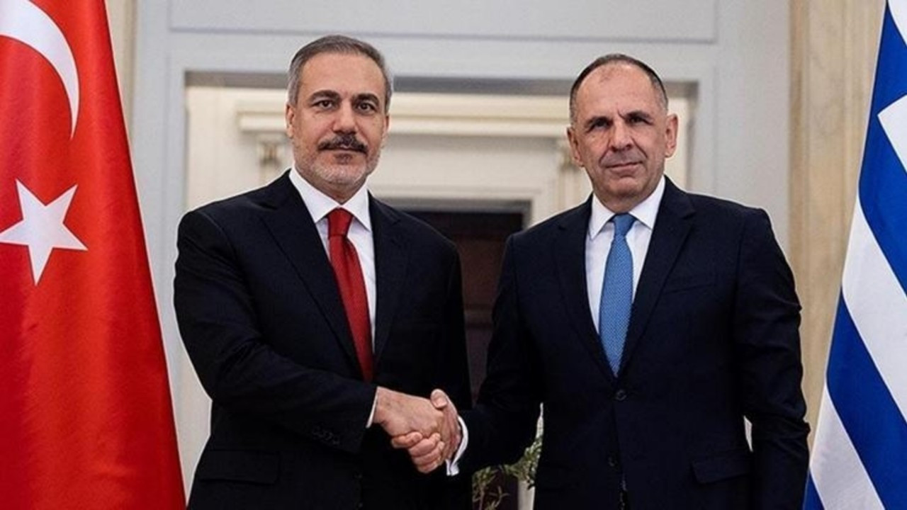 Bakan Fidan, Yunan mevkidaşı Yerapetritis ile görüştü