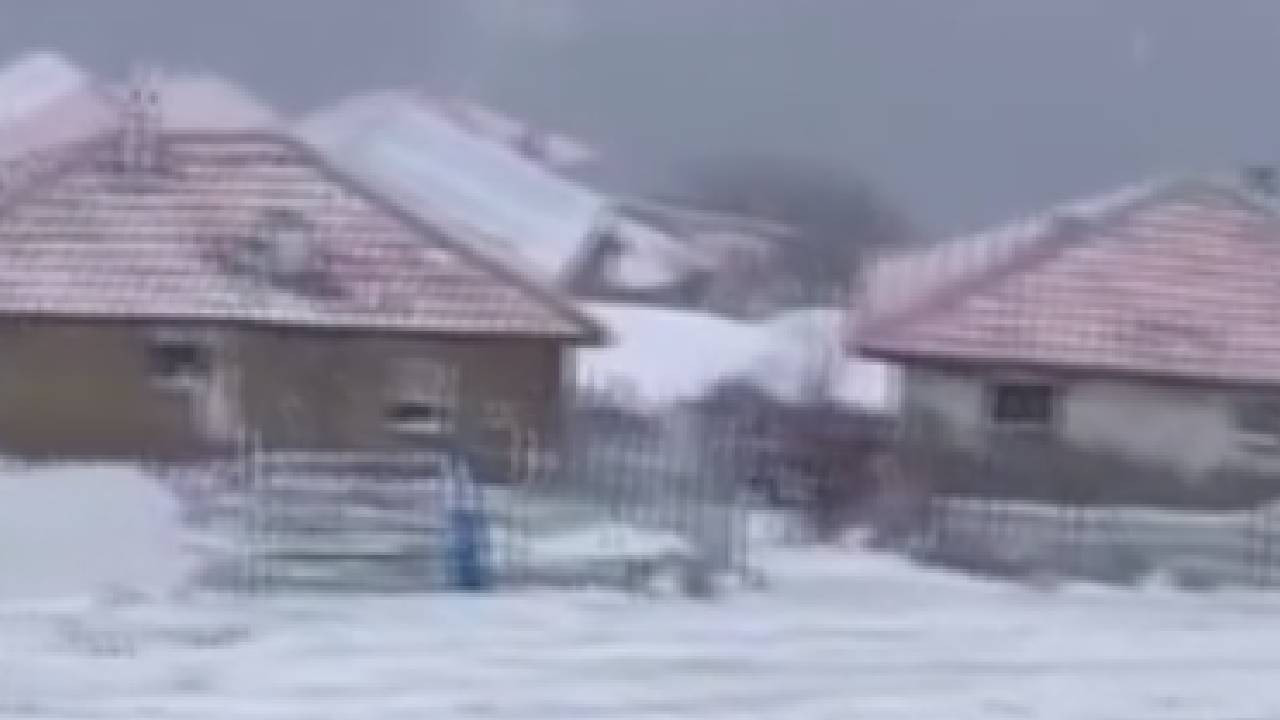 Ankara'nın yüksek kesimlerine mayısta kar yağdı (Video)