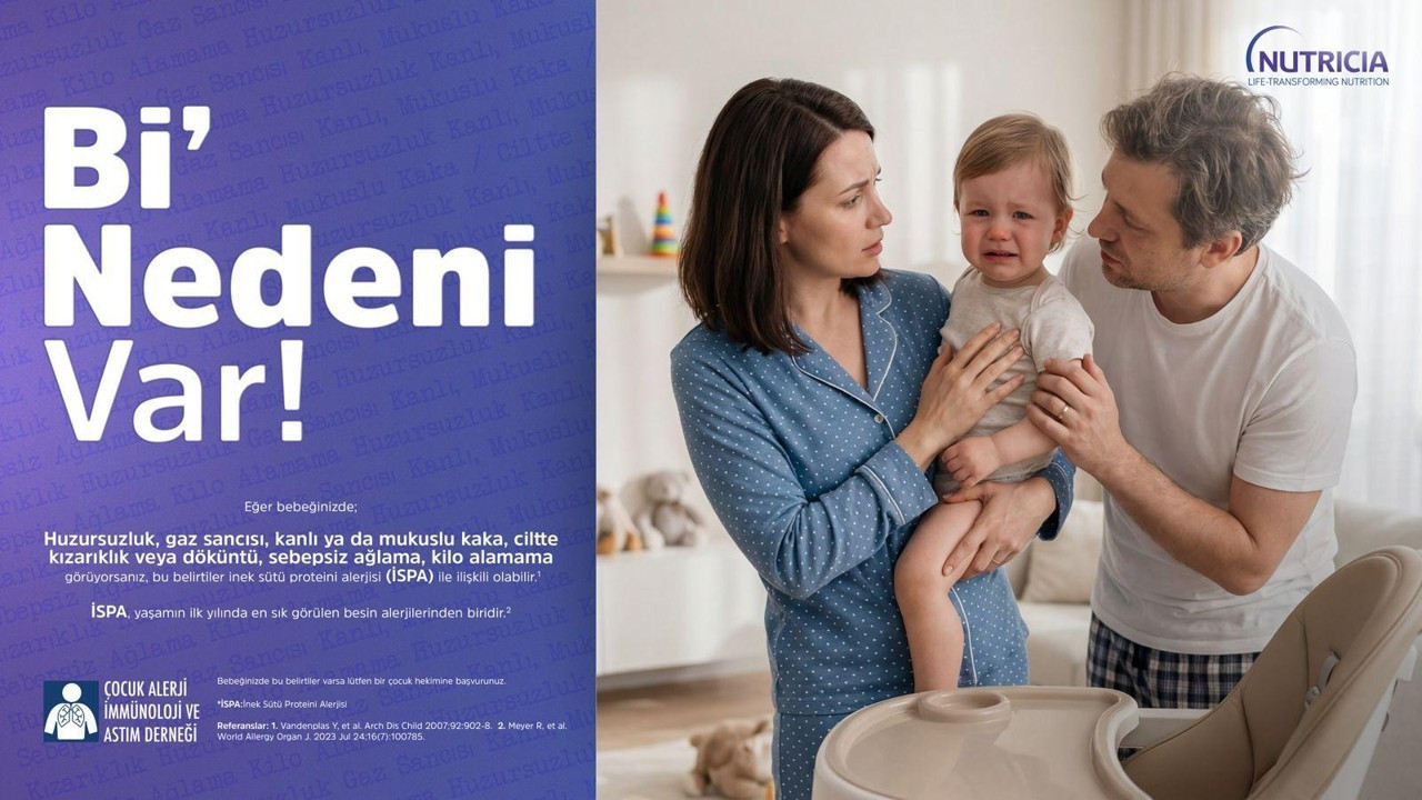 Nutricia Türkiye’den inek sütü proteini alerjisine dikkat çeken “Bi’ Nedeni Var” projesi