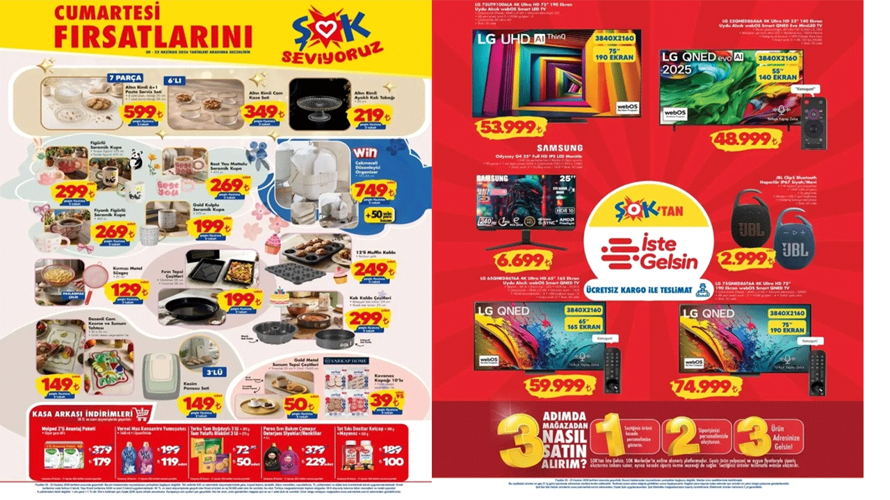 Şok’ta 20 Haziran Cumartesi günü Babalar Günü’ne özel dev indirim başlıyor!