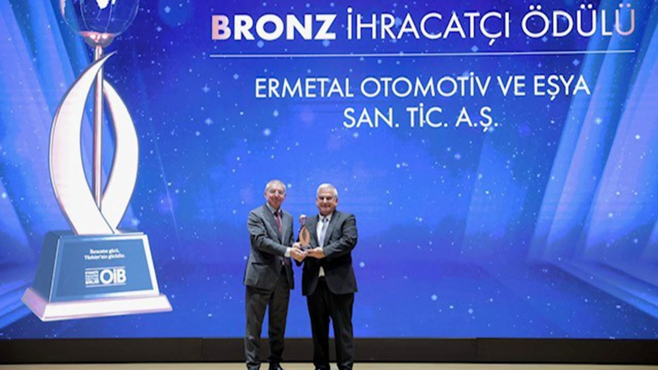 Ermetal, ihracat başarısını ödülle taçlandırdı