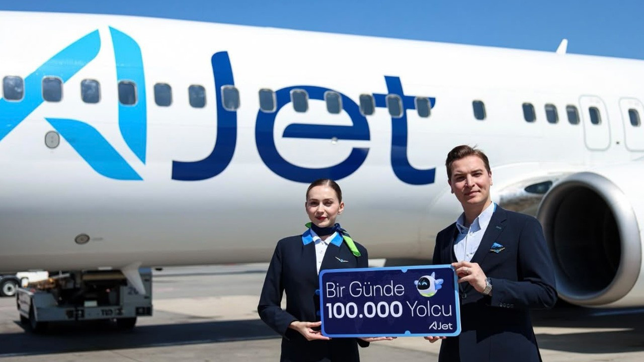 AJet, bir günde 100 bini aşkın yolcu taşıdı