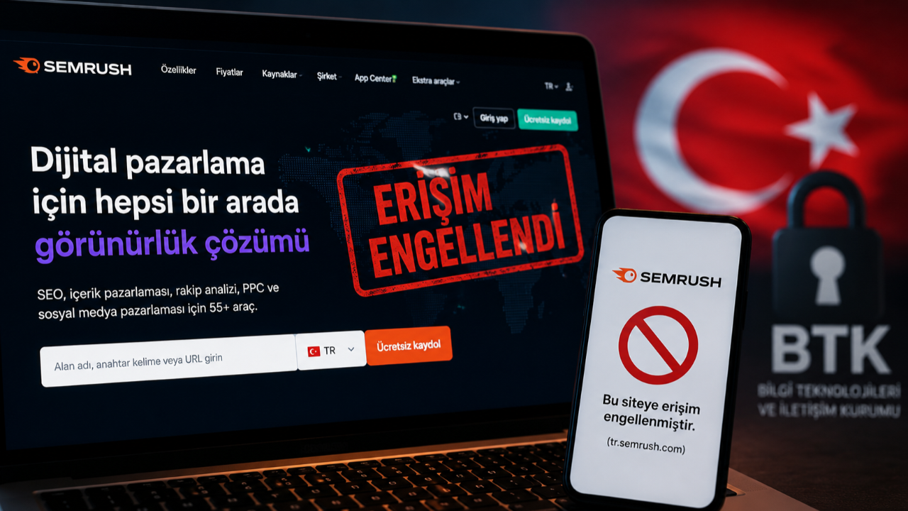 Spor Toto istedi, SEO ve dijital yazılım sitesi Semrush Türkiye engellendi!
