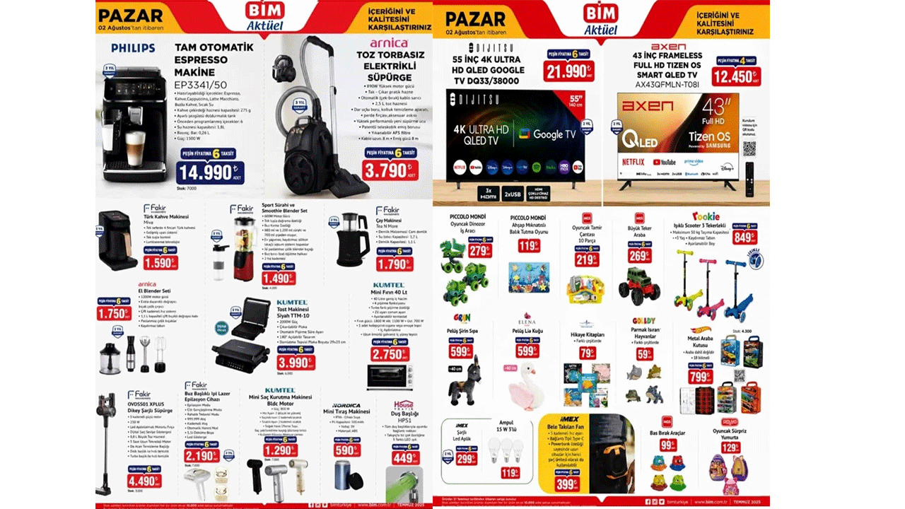 Kahve tutkunlarına müjde: BİM’e 2-8 Ağustos’ta Philips Tam Otomatik Espresso Makinesi geliyor!