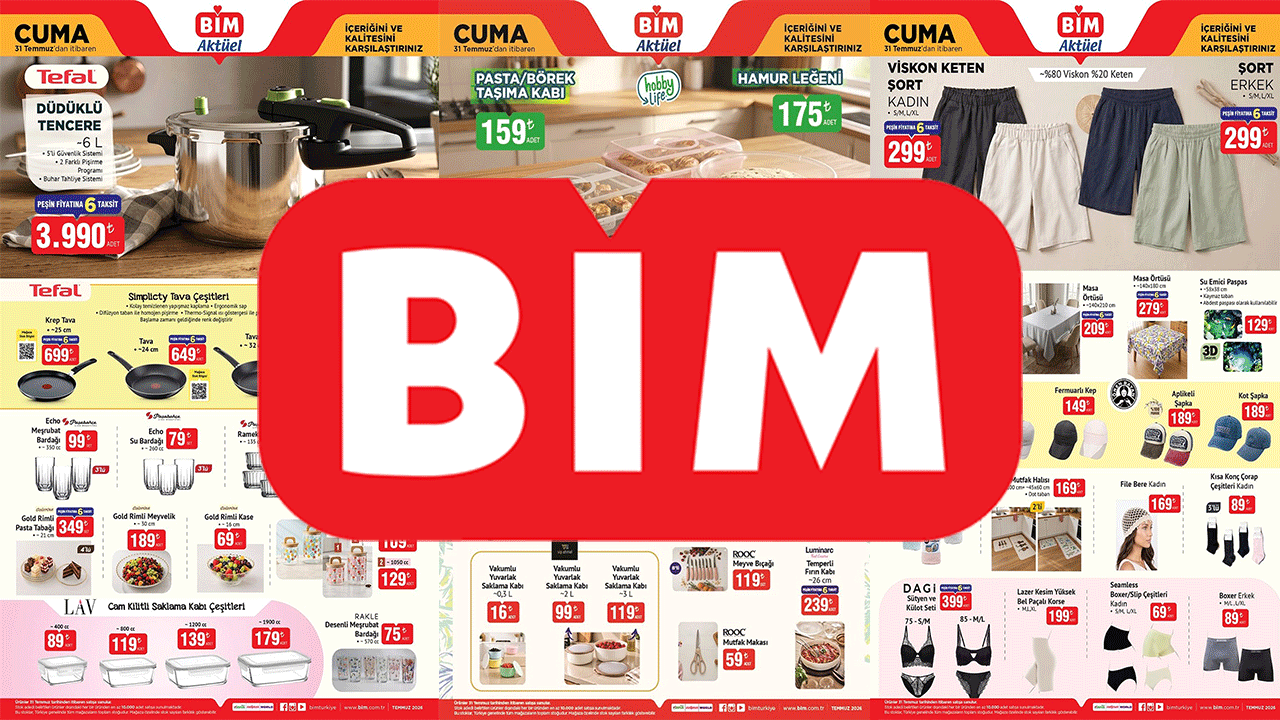 Sofralara zarafet katacak müjde: 31 Temmuz-6 Ağustos’ta BİM'e Paşabahçe Cam Ürünleri geliyor!