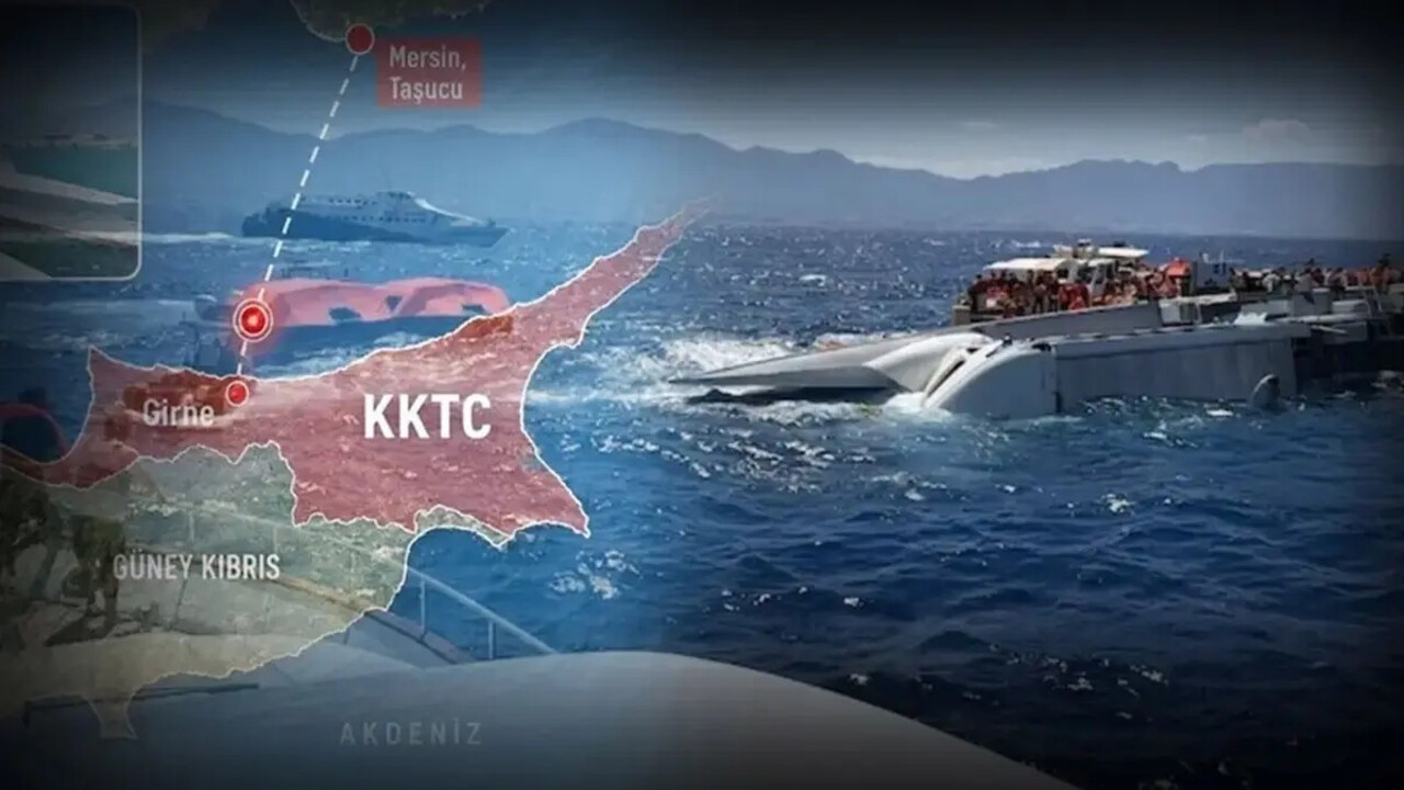 KKTC'deki batan feribot enkazına ulaşıldı!