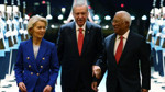 Erdoğan, von der Leyen ve Costa ile görüştü