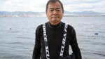 Japon mimar Yoshinori Moriwaki 17 Ağustos depreminin izleri için su altına indi