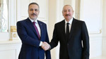 Bakan Fidan, Azerbaycan Cumhurbaşkanı Aliyev ile Görüştü