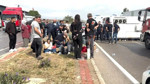 Antalya-Isparta karayolunda midibüs devrildi: Yaralılar var