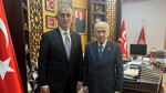 TFF Başkanı Hacıosmanoğlu, MHP Genel Başkanı Bahçeli'yi ziyaret etti