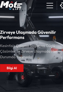 Hisarlar Makina'dan manlift üretimi için yeni web sitesi - Resim : 1