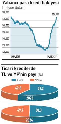 Döviz cinsi kredilerin payı yüzde 50’ye dayandı - Resim : 1