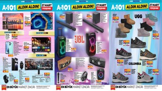 A101 market 27 Mart 2025 tarihinden itibaren geçerli Aldın Aldın aktüel indirimlerinde neler var?