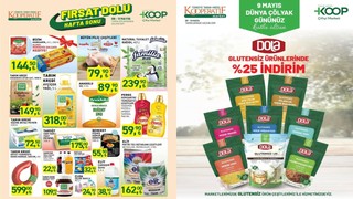 Türkiye Tarım Kredi KOOP Çiftçi Marketi 09-11 Mayıs 2025 indirim kataloğu yayımlandı!