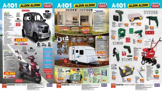 A101'e Karavan ve Tiny House geliyor! A101 market 22 Mayıs 2025 Perşembe aktüel ürünler kataloğu!
