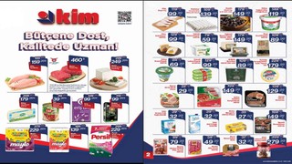 KİM’de ayçiçek yağı ve 30’lu yumurtada damping! (KİM AKTÜEL ÜRÜNLER KATALOĞU)