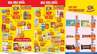 ŞOK market 21-26 Mayıs 2025 aktüel ürünler kataloğu! Bugün ŞOK markete hangi ürünler geliyor?