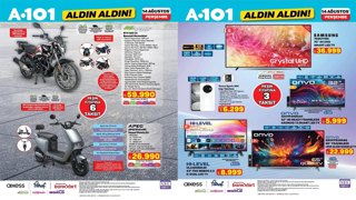A101'e 14 Ağustos Perşembe günü Benzinli Motosiklet geliyor! (A101 14 AĞUSTOS PERŞEMBE KATALOĞU)