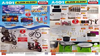 A101 market 18 Eylül 2025 Perşembe aktüel ürünler kataloğu! A101'e bugün hangi ürünler geliyor?