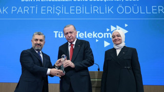 Cumhurbaşkanı Erdoğan'dan Türk Telekom'a Dijital Erişilebilirlik ödülü
