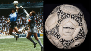 Maradona’nın “Tanrı’nın eli” golünde kullandığı top rekor fiyata satıldı!