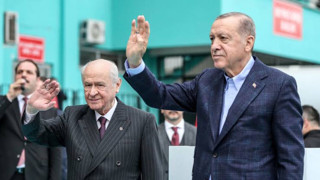Cumhurbaşkanı Erdoğan, MHP Genel Başkanı Bahçeli ile Ahlat'ta bir araya geldi
