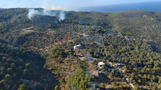 Antalya Kaş'ta orman yangını