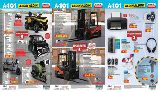 BU KATALOG TARİHE GEÇER: A101'E FORKLİFT GELİYOR! (A101 17-23 EYLÜL)