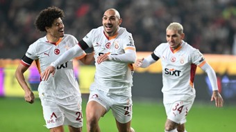 Galatasaray, deplasmanda Gaziantep FK'yı mağlup etti