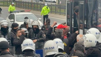  1 Mayıs'ta Taksim'e yürümek isteyenlere müdahale: Gözaltılar var