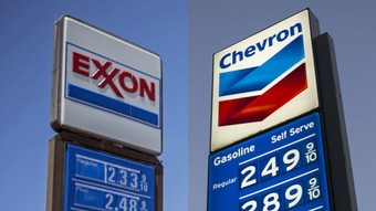Exxon Mobil ile Chevron'un karı azaldı
