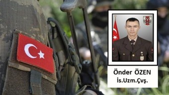 MSB acı haberi duyurdu: Pençe Operasyonu bölgesinde Çavuş Önder Özen şehit oldu