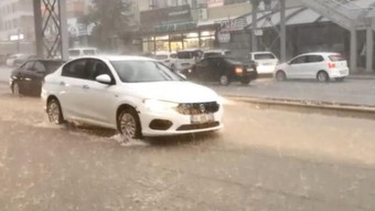 Ankara'ya mayıs ayında dolu yağdı!