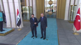Cumhurbaşkanı Erdoğan, Irak Başbakanı Muhammed Şiya Sudani ile görüştü