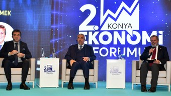 SANKO Holding Onursal Başkanı Abdulkadir Konukoğlu, 2. Konya Ekonomi Fuarı'na katıldı
