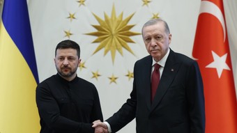 Ukrayna Devlet Başkanı Zelenski ve Cumhurbaşkanı Erdoğan görüşmesi başladı