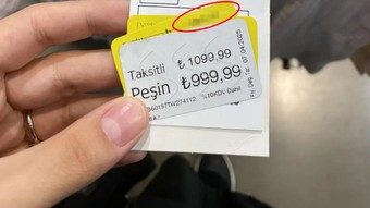 Mağazadaki etiket oyunu! Vatandaş böyle ifşa etti: Resmen dolandırıcılık