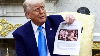 Güney Afrika demişti, Trump'ın gösterdiği görüntü başka bir ülkeye ait çıktı