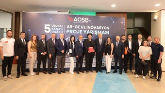 AOSB Ulusal Sanayi Odaklı Ar-Ge ve İnovasyon Ödülleri verildi
