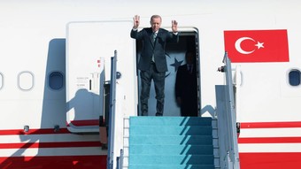 Cumhurbaşkanı Erdoğan, Azerbaycan'a gitti