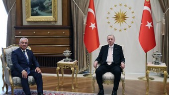 Cumhurbaşkanı Erdoğan, DSP Genel Başkanı Aksakal'ı kabul etti!