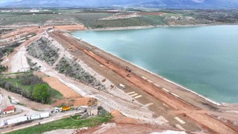 DSİ: Malatya'da depremlerden etkilenen Sultansuyu Barajı'nda gövde onarım çalışmaları sürüyor