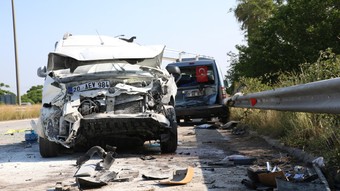 Hatay'da zincirleme trafik kazası: 1 ölü, 10 yaralı
