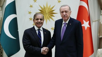 Cumhurbaşkanı Erdoğan, Pakistan Başbakanı Şahbaz Şerif ile görüştü