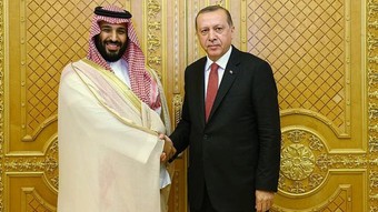 Cumhurbaşkanı Erdoğan, Veliaht Prensi Selman ile görüştü