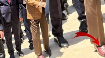 Cumhurbaşkanı Erdoğan'ın ayakkabısıyla ilgili iddiaya DMM'den yanıt!