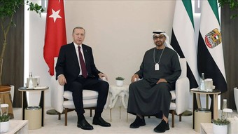 Cumhurbaşkanı Erdoğan, Birleşik Arap Emirlikleri Devlet Başkan Al Nahyan ile görüştü