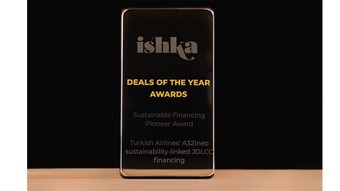 THY, ‘’Sürdürülebilir Finansman Öncülük’’ ödülünü aldı